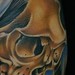 Tattoos - Bride skull day of the dead tattoo - 51393